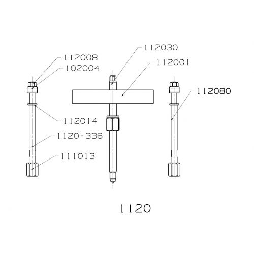 EXTRACTOR FORZA 2 ALARGADERAS 255X325